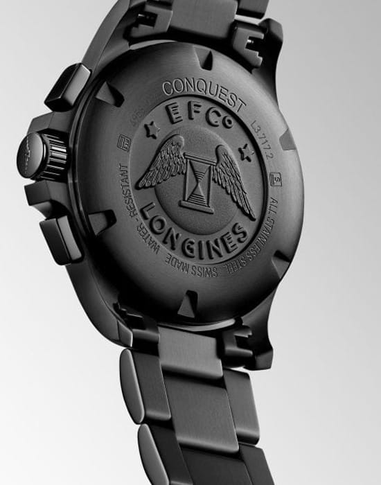 Оригинальные часы Longines Longines Conquest V.H.P. L3.717.2.66.6 кварцевые калибр механизма l289 общий вид